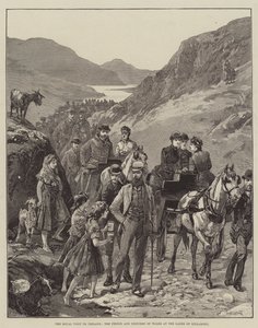 Det kongelige besøket til Irland, prinsen og prinsessen av Wales ved innsjøene i Killarney