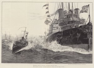 Sanspareil, flaggskipet til Sir Michael Culme-Seymour, i Middelhavet