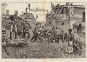Krigen i Soudan, som startet for Khartoum, Sir Charles Wilson, med en eskorte fra Sussex-regimentet, tok fatt på Gubat, for å gå opp Nilen