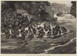 Zulukrigen, Zuluer som krysser en elv