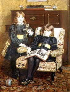 Portrett av May og Violet Craik av William Hippon Gadsby