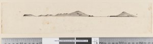 Side 25b/c Profil av uidentifisert øy av William Hodges