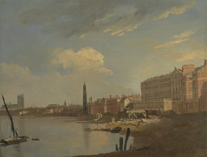 Themsen og Adelphi av William Hodges