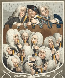 A Consultation of Physicians, eller The Company of Undertakers, illustrasjon fra 