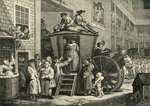 A Country Inn Yard, 1747, 1925. av William Hogarth