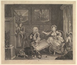 A Harlots Progress, plate 2, april 1732. av William Hogarth