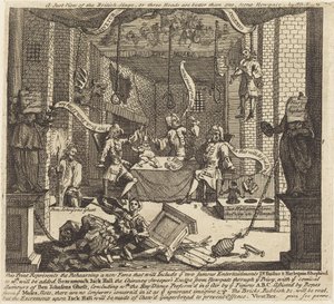 En rettferdig utsikt over den britiske scenen av William Hogarth