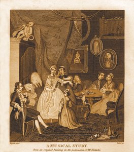 En musikalsk studie av William Hogarth av William Hogarth