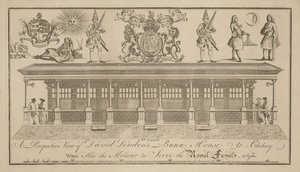 Et perspektivbilde av David Loudons Bunn House av William Hogarth