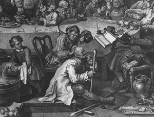 An Election Entertainment, 1755 (detalj av 396068) av William Hogarth