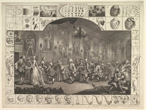 Analyse av skjønnheten, plate 2, 5. mars 1753. av William Hogarth