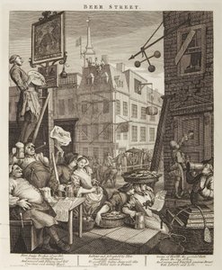 Ølgaten av William Hogarth