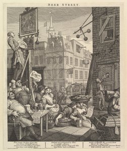 Beer Street, 4. februar 1751. av William Hogarth