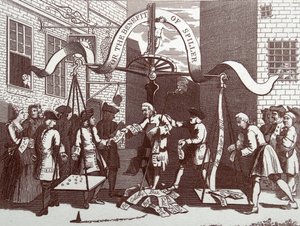 Gutter som titter på naturen av William Hogarth