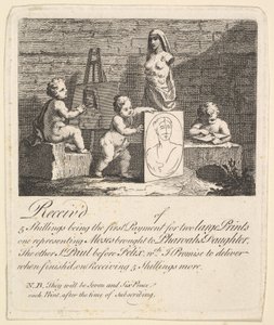 Gutter som titter på naturen, 1731-51. av William Hogarth
