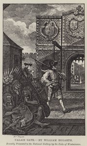 Calais-porten av William Hogarth