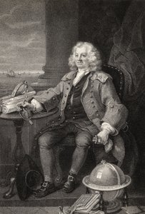 Kaptein Thomas Coram, gravert av Benjamin Holl, fra 
