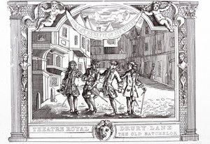 Komedie med den falske legen til fordel for forfatteren av farsen av William Hogarth