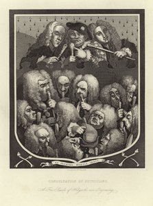 Konsultasjon av leger av William Hogarth