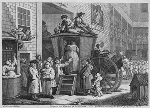 Country Inn Yard, 1747 av William Hogarth