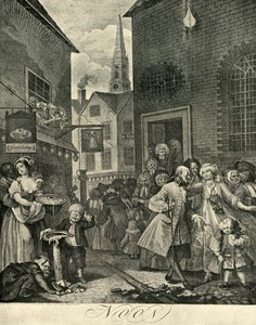 Covent Garden midt på dagen, 1738, 1925. av William Hogarth