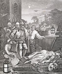 Grusomhet i perfeksjon, fra quot;De fire stadiene av grusomhetquot; av William Hogarth