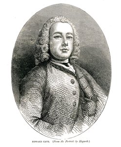 Edward Cave, ca. 1700-tallet av William Hogarth