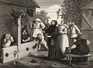 Hudibras and Ralpho in the Stocks, fra 