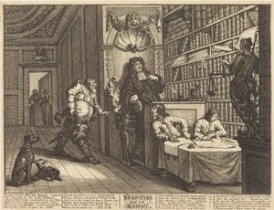 Hudibras og advokaten av William Hogarth