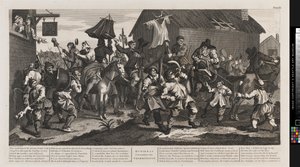 Hudibras og Skimmington av William Hogarth