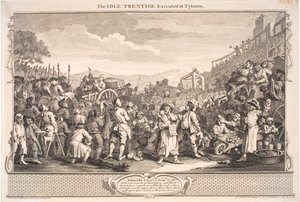 Industri og lediggang av William Hogarth