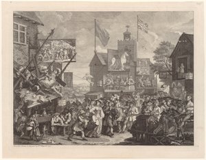 Marked i Southwark av William Hogarth