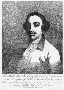 James Caulfield, 1. jarl av Charlemont, gravert av Joseph Haynes, 1782 av William Hogarth