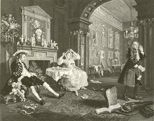 Ekteskap A La Mode av William Hogarth