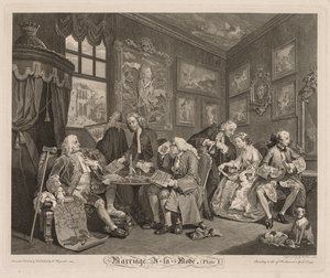 Fasjonabelt bryllup av William Hogarth