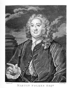 Martin Folkes esq. av William Hogarth av William Hogarth