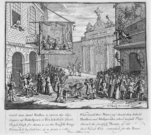 Masquerades and Operas, Burlington Gate, 1724 av William Hogarth