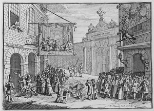 Masquerades and Operas, Burlington Gate, 1724 av William Hogarth