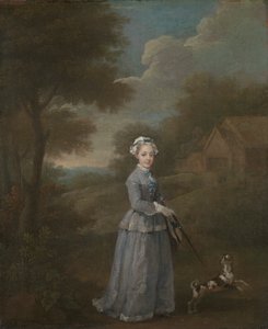 Frøken Wood av William Hogarth