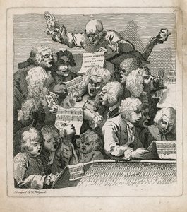 Musikere av William Hogarth