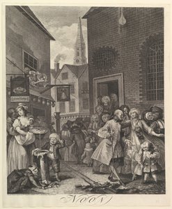 Middag: Døgnets fire tider av William Hogarth