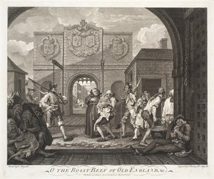 O roastbiff fra Old England av William Hogarth