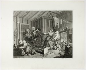Tavle fem, fra En skjøges fremgang av William Hogarth