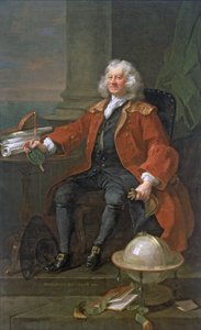 Portrett av kaptein Coram (ca. 1668-1751) 1740