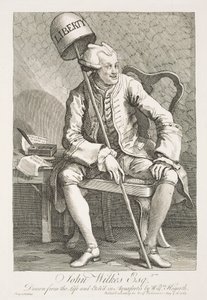 Portrett av John Wilkes, Esquire av William Hogarth
