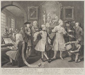 Velstand med en horers smil av William Hogarth