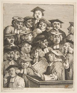 Lærde ved en forelesning av William Hogarth