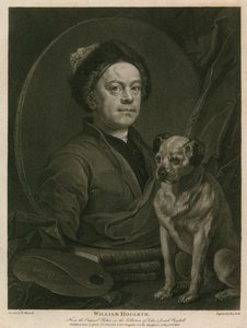 Selvportrett av William Hogarth av William Hogarth