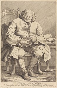 Simon Lord Lovat av William Hogarth