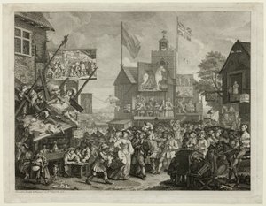Southwark Fair av William Hogarth